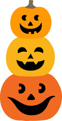 Halloween pumpkin icon vector.
Jack o lantern pumpkin for Halloween.