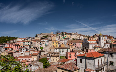 Miranda, Molise, Italy. Spectacular spring panorama. 2024