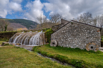 Obraz premium River Park of Santa Maria del Molise, Isernia.