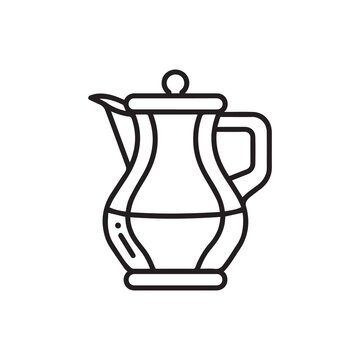 recommend clip art: Jug outline water icon black bottle art design.