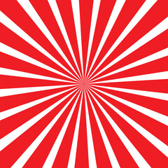 Japan flag. Sun japanese pattern. Red-white sunrise background. Asian kamikaze texture. Tokyo sunlight. National japanese background. Sunburst pattern. vector illustration. Eps 10 