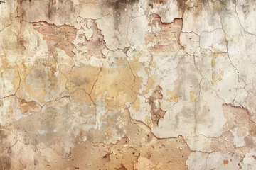 Wall murals Mediterranean Background. Antique Wall Texture with Vintage Ancient Design