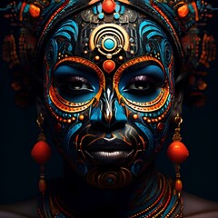 Naklejka premium woman portrait