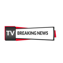 Breaking News Lower Third Label Banner design