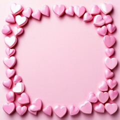 Obraz premium pink frame
