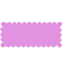 purple cloud frame label vector