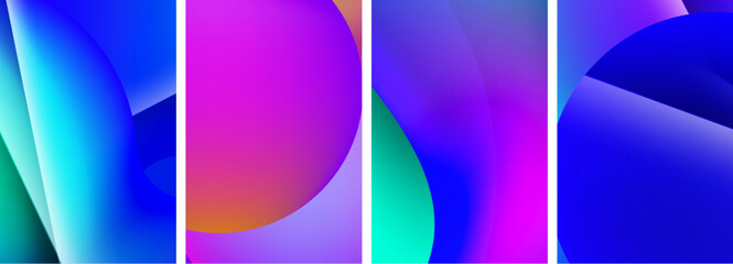 Fototapeta premium Abstract colors. Abstract backgrounds for wallpaper, business card, cover, poster, banner, brochure, header, website