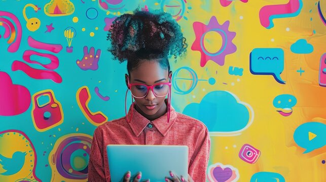 A social media manager crafts engaging posts and responds to comments and messages, maintaining a brand's online presence and fostering community engagement.