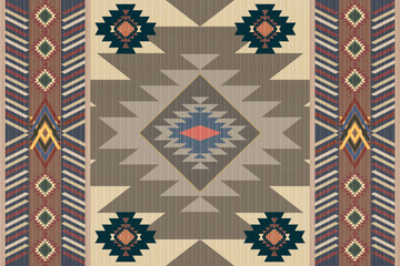 Southwestern Style - The geometric southwestern Aztec pattern makes a statement with rich colors that are easy to coordinate with a range of decor styles.