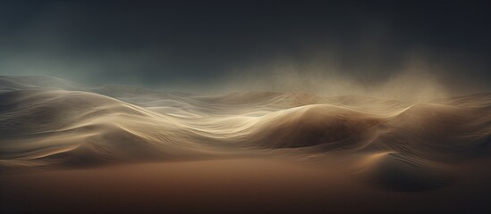 An abstract textural background featuring a long exposure image of dark sand and sea waves with significant copy space image