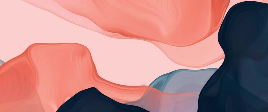 Abstarct colorful wave animation 