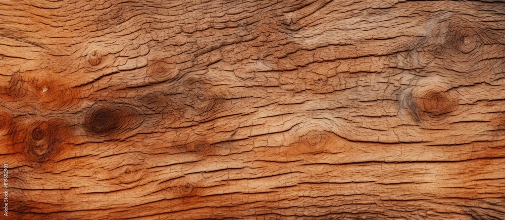 Poster the texture of coniferous wood with the bark detail in the background allowing for a copy space imag