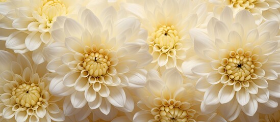 Chrysanthemum wallpaper for a stunning copy space image
