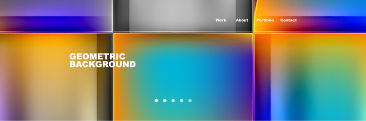 Obraz premium Trendy Simple Round Triangle and Circle with Gradients Abstract Background. Vector Illustration For Wallpaper, Banner, Background, Card, Book Illustration, landing page