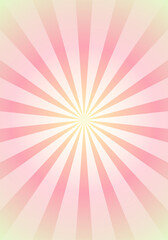 Red Pastel Gradient Fusion White Rays and Radial Circle Vertical Background, Sunburst White Rays Vertical Background