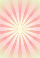 Red Pastel Gradient Fusion White Rays and Radial Circle Vertical Background, Sunburst White Rays Vertical Background