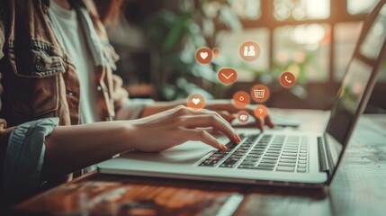 A social media manager crafts engaging posts and responds to comments and messages, maintaining a brand's online presence and fostering community engagement.