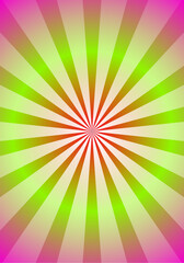 Green Gradient Fusion White Rays and Radial Circle Vertical Background, Sunburst White Rays Vertical Background
