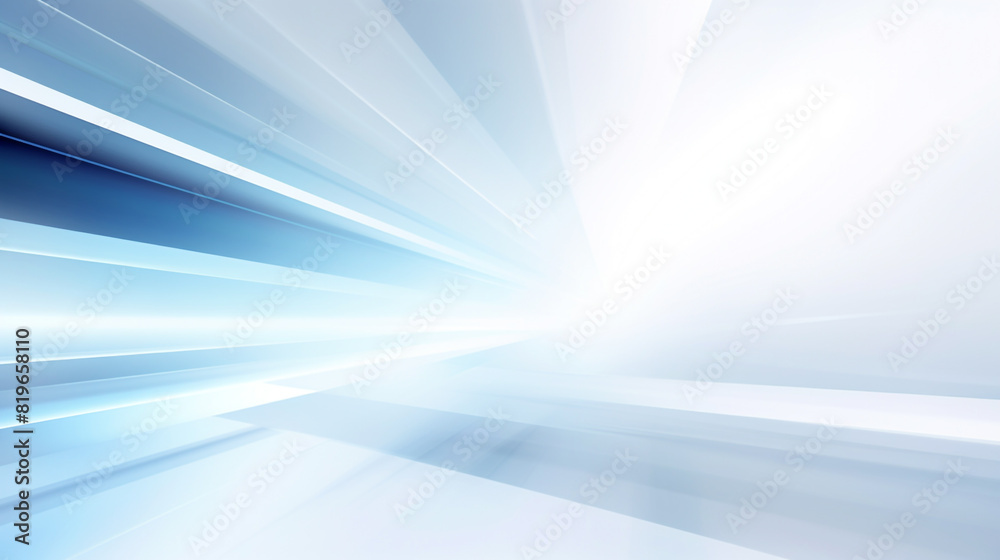 Fototapete abstract white empty background with squares white with diagonal lines design. white 3d light glowing empty background. 