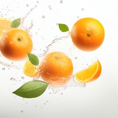 A bunch of ripeOranges