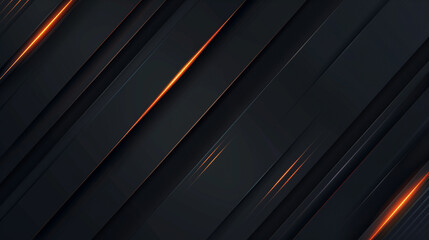 Obraz premium Luxury black square strip line gold light effect digital Futuristic Background. 