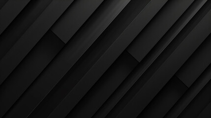 Obraz premium Abstract Dark deep black dynamic abstract square background with diagonal lines.