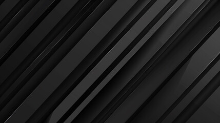 Obraz premium abstract black square stripes lines as monochrome stylish backdrop in elegant simple modern square minimal style black background.