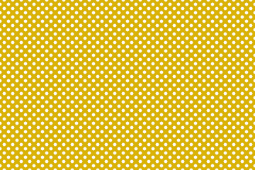 yellow seamless pattern with white dots