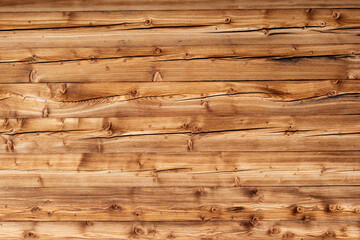 Wooden wall texture on mountain hut in the alps