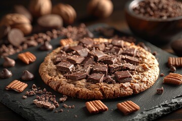 Fototapeta premium Various crumbl cookies professional advertising food photography