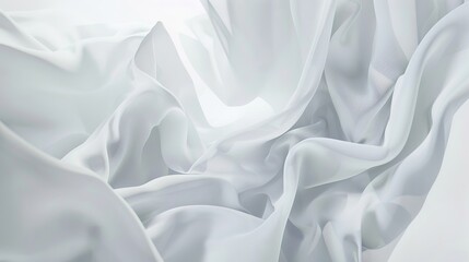 Obraz premium Abstract White Futuristic Background in 8K Resolution