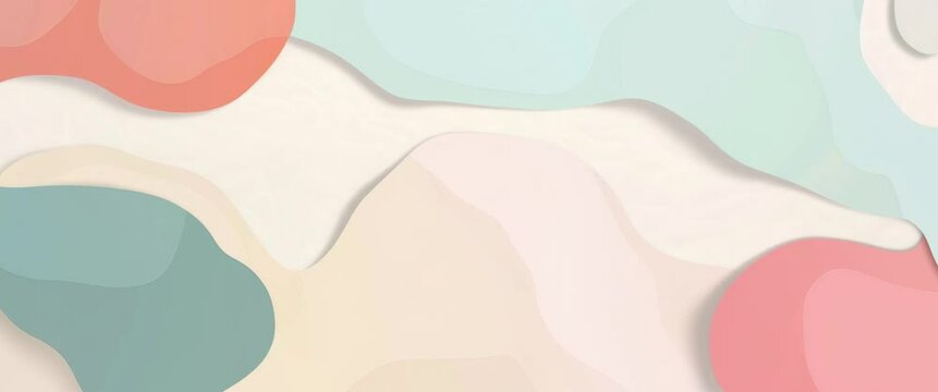 Abstarct colorful wave animation 