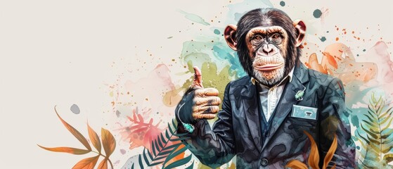 A watercolor clipart on a white background depicting hands typing on a laptop with a cute, blue checkmark and whimsical, pastelcolored documents floating around