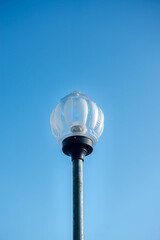 street lamp on sky
