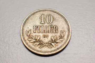 Coin 10 filler, Austria-Hungary (Hungarian part), 1915 year