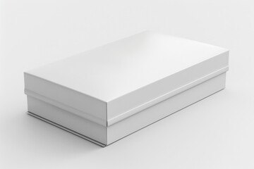 White Box Packaging Mockup on Isolated Background created with Generative AI