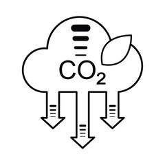 CO2ReductionLineIcon