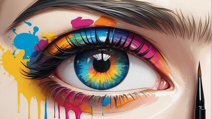 Eyes of Creativity: Transforming Vision with Vernice and Paint
