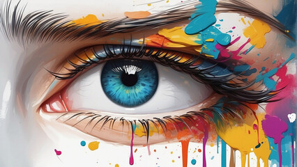 Colorful Vision: Masterpieces Through Painted Eyes