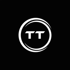 TT logo. T T design. White TT letter. TT, T T letter logo design. T T letter logo design in FIVE, FOUR, THREE, style. letter logo set in one artboard. T T letter logo vector design.