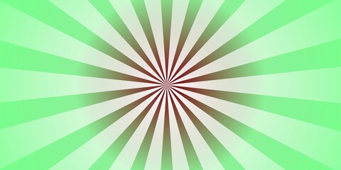 Sunburst White Rays on Light Green Pastel Gradient Background