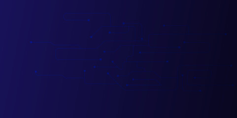 Abstract futuristic circuit board for digital communication technology concept. Vector abstract background on the theme of digital technology