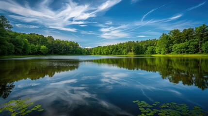 Reflections on a Lake