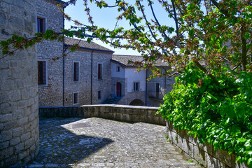 A street in San Marco dei Cavoti, a town in Campania in Italy.