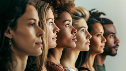 Obraz premium Women of Diverse Backgrounds Standing Together
