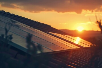 close-up of new building with solar panels . Beautiful simple AI generated image in 4K, unique.