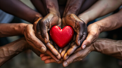 Diverse Group Holding Red Heart