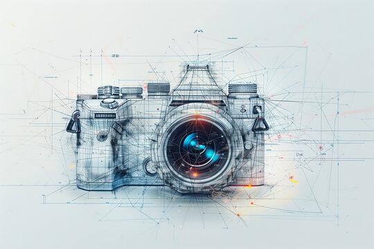 camera background Generative AI
