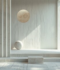 Room with Two Spheres