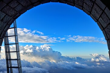 Top of the Mount Athos, Greece